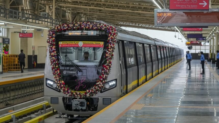 Bengaluru Metro's Yellow Line Commences Operations Today