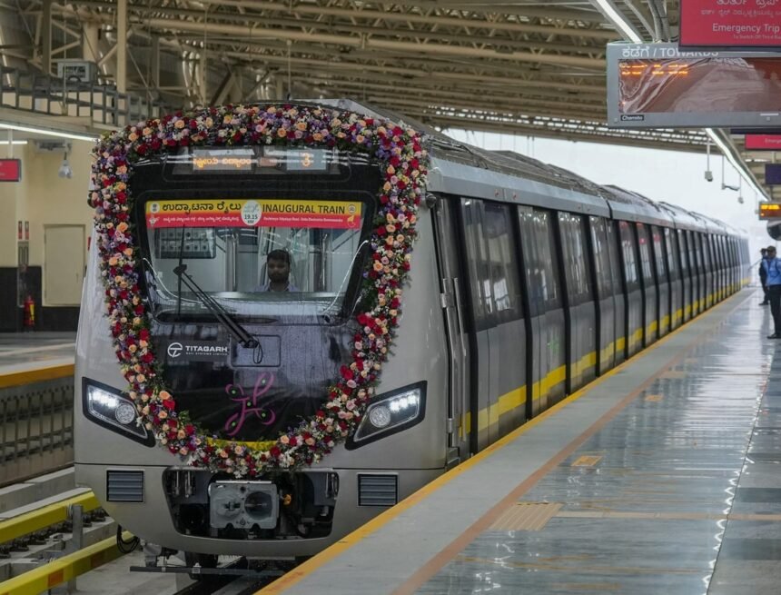 Bengaluru Metro's Yellow Line Commences Operations Today