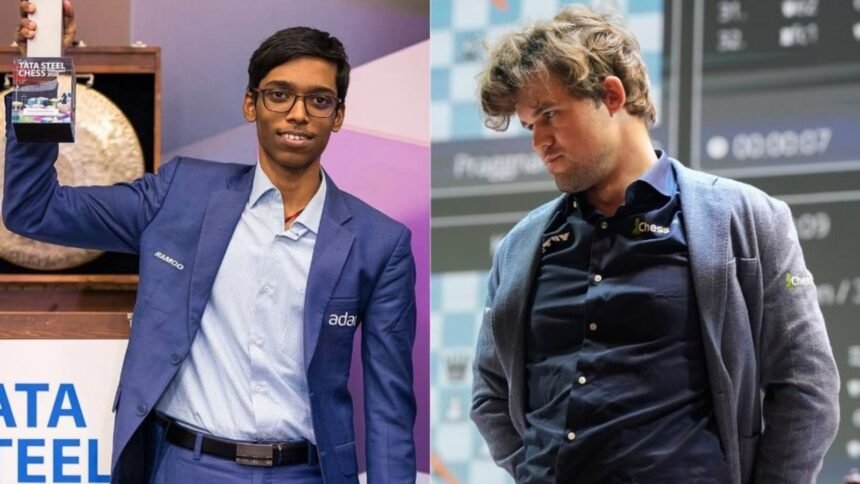 R Praggnanandhaa shares funny story about father's reaction after beating Magnus Carlsen