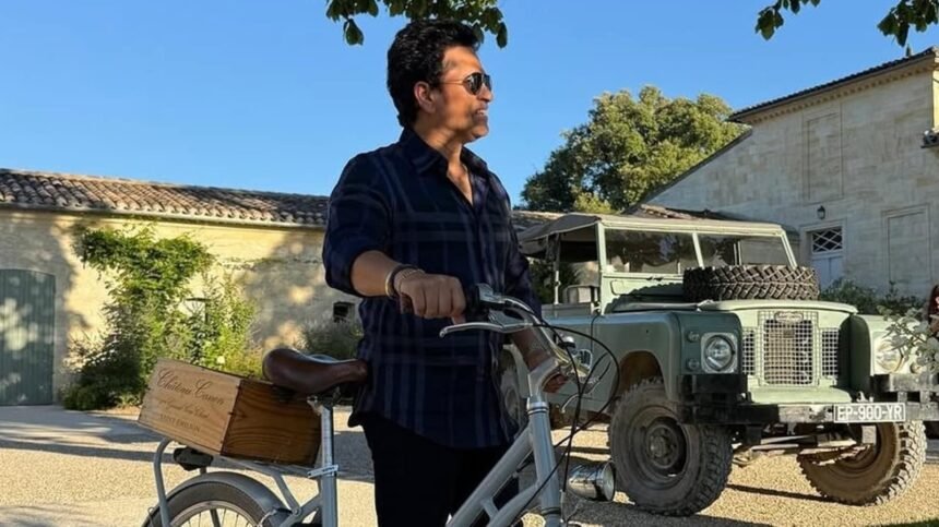Sachin Tendulkar's Scenic Vacation in Bordeaux, France